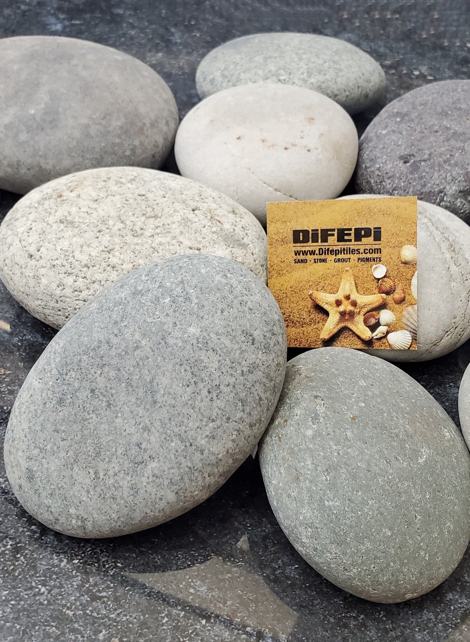 Dekorative graue Kieselsteine 3 5 7 | Etsy