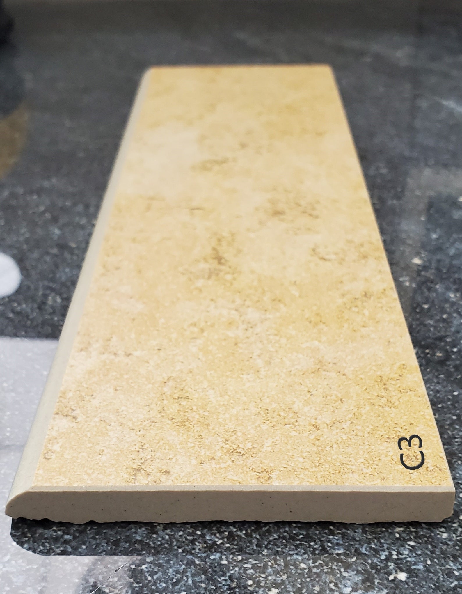 Ceramic Tile trim molding 3 x 10 Etsy