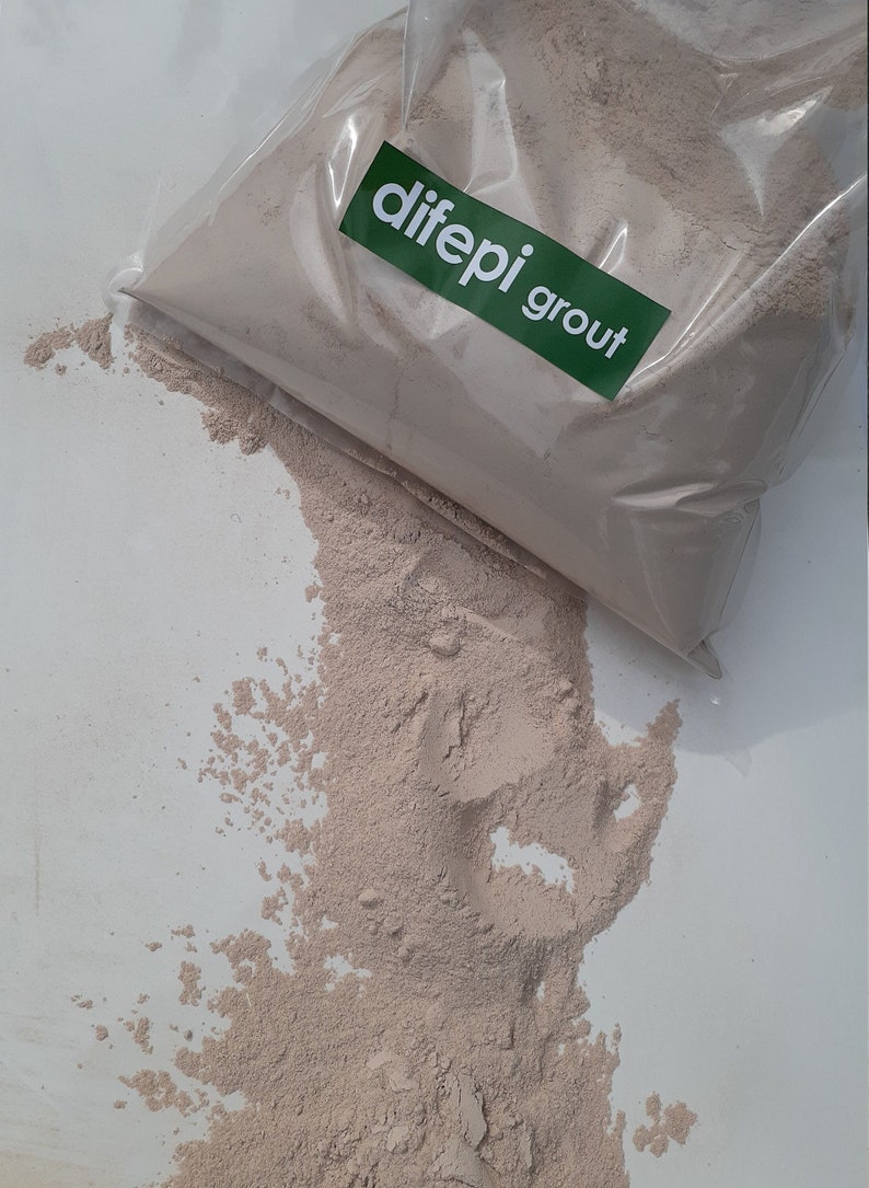 CHAMPAGNE grout - (sanded grout/unsanded grout)- antifungus-with sealer-floors,walls,countertops,backsplashes,showers,mosaics . image 1