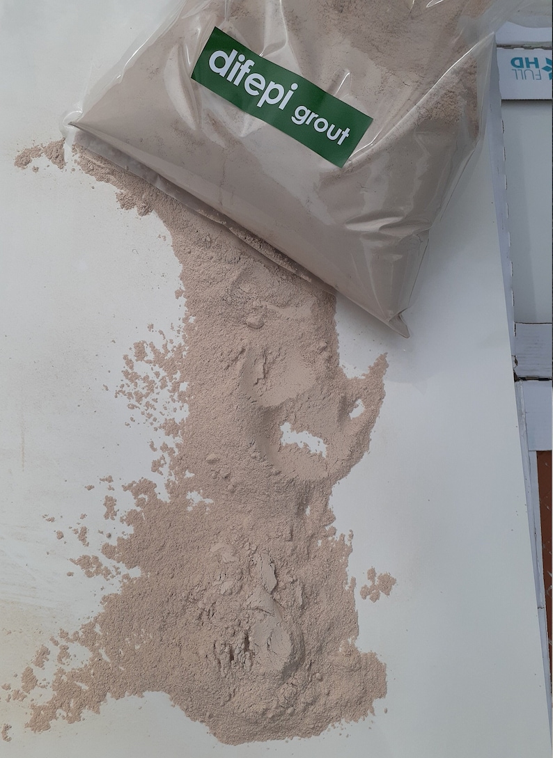 CHAMPAGNE grout - (sanded grout/unsanded grout)- antifungus-with sealer-floors,walls,countertops,backsplashes,showers,mosaics . image 6
