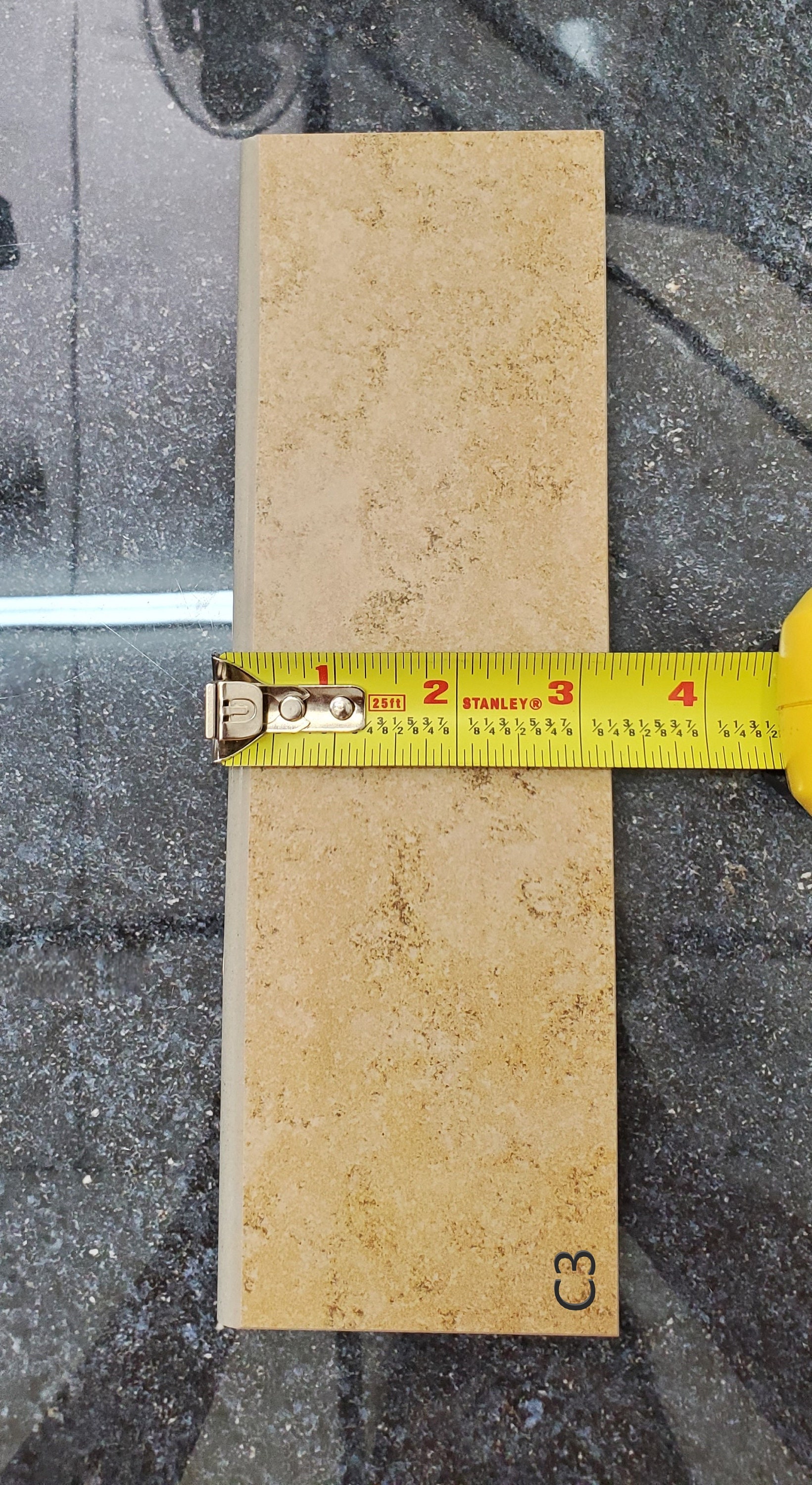 Ceramic Tile trim molding 3 x 10 Etsy