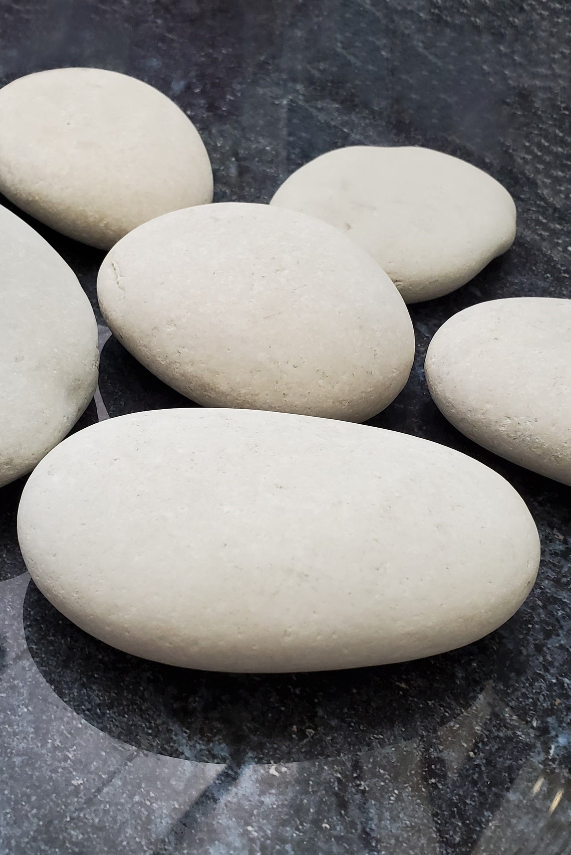 Decorative White Pebbles 3 5 7 Etsy
