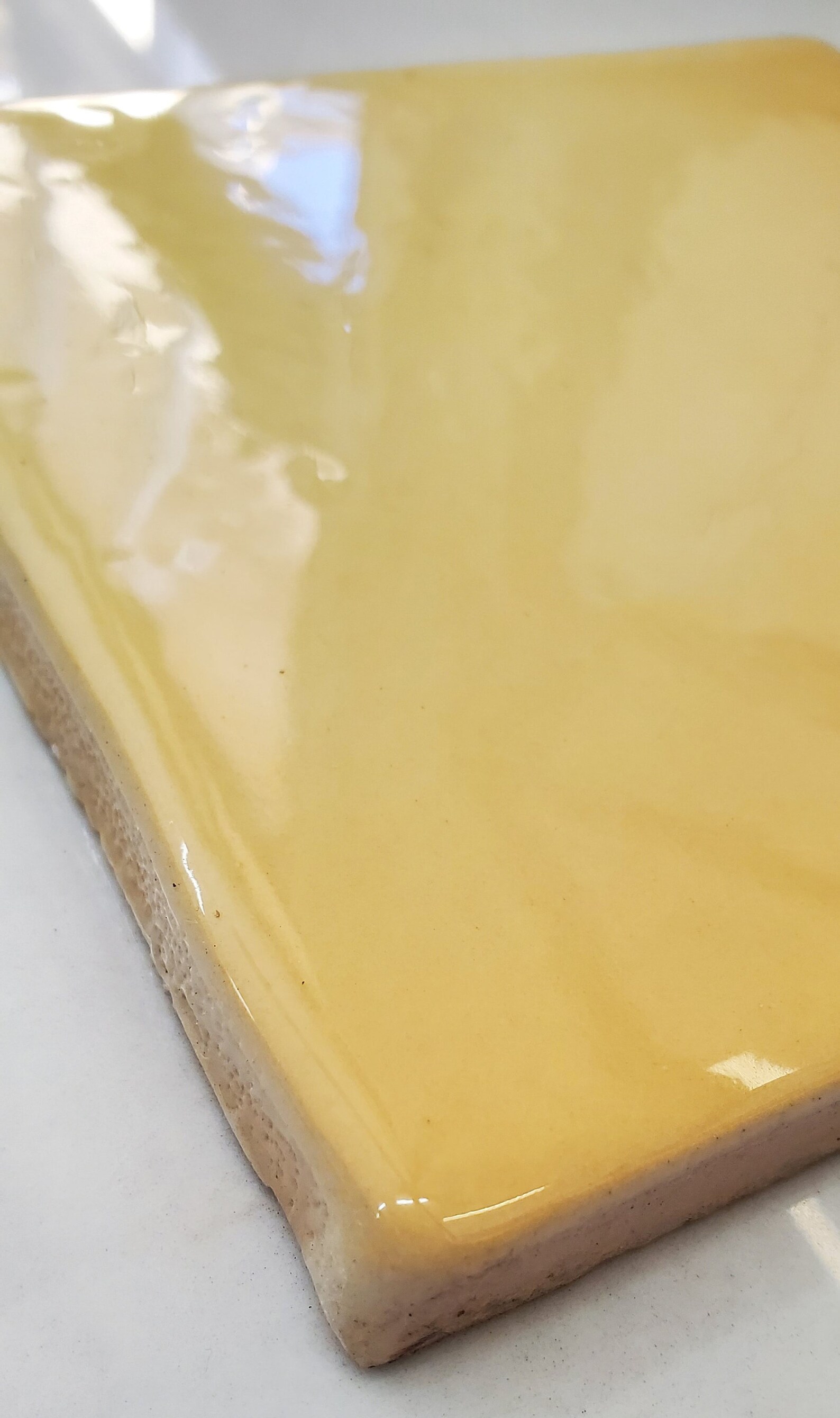 YELLOW CERAMIC TILE 4 x 4 For use on walls Etsy