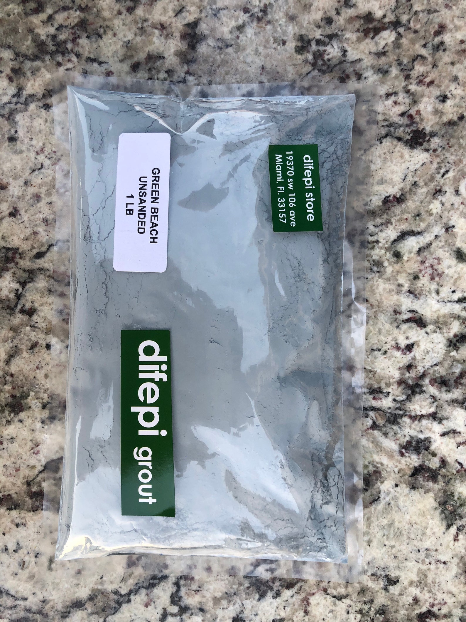 GREEN GROUT sanded/unsanded Grout Variety Pack 4 Colors 4 Etsy