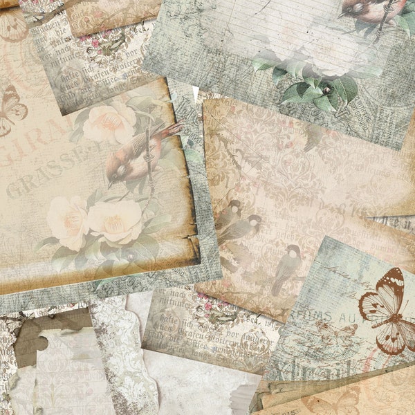 Pretty writing paper in mulitple designs. Shabby and romantic notepapers available for instant download. 24 co-ordinating tags included!