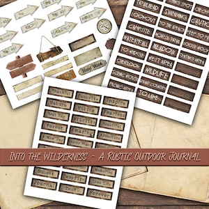Camping Memories Wilderness Journal- Summertime Scrapbooking! Rustic ...