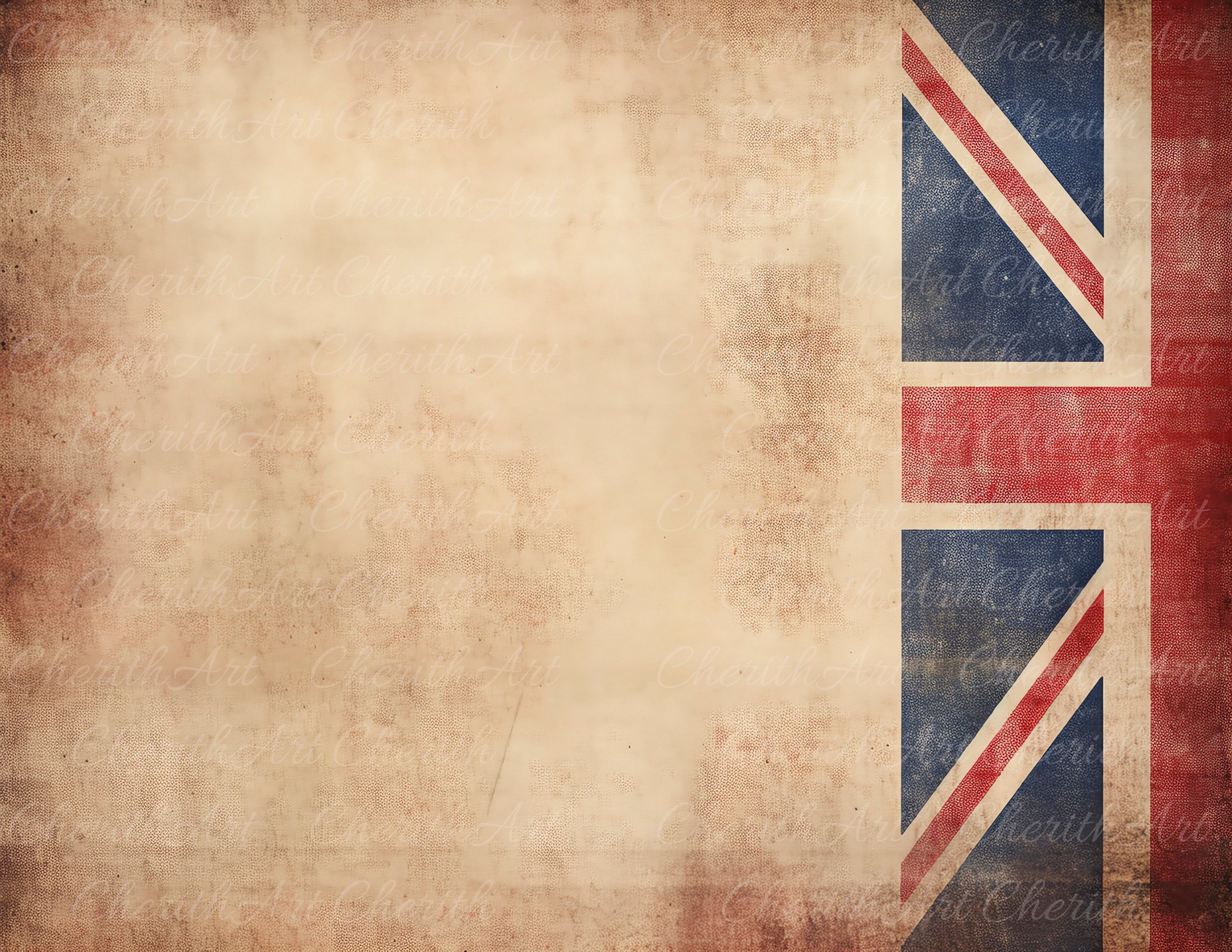 Distressed Union Jack Digital Paper – Grunge UK Backgrounds (digital ...