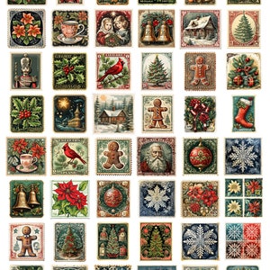 Colección de sellos y efímeras navideñas y clipart BONUS (96 sellos) - Steampunk Journal: engranajes, ruedas dentadas, sombreros de copa, corsés y más