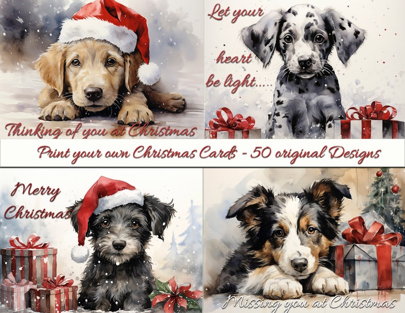 50-printable-dog-christmas-cards-all-original-artwork-cute-winter