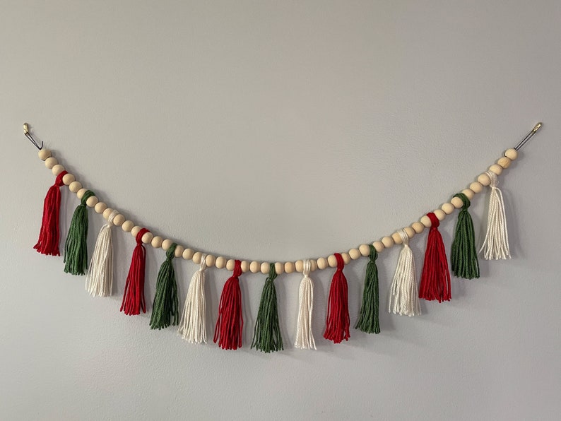 Christmas Tassel Garland image 1