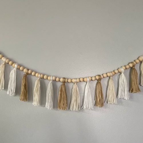 Red White and Blue Tassel Garland 4th of July Tassel Etsy