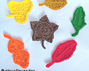 Crochet Pattern - Autumn Leaves