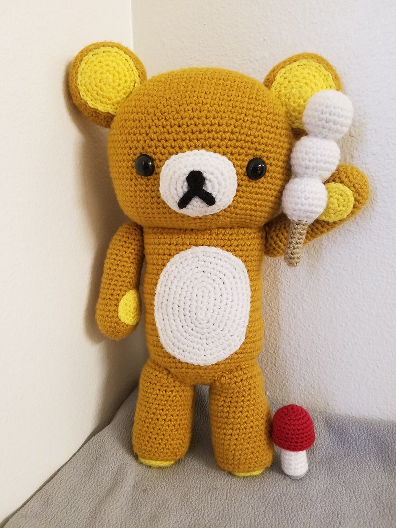 Crochet Pattern Rilakkuma Amigurumi Bear Etsy
