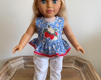 American Girl or 18” Doll Summer Outfit