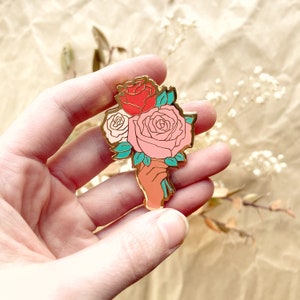 Birth Month Flower Enamel Pins image 5