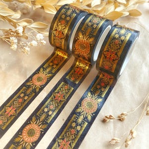 Ukrainsk äggdekoration / Pysanky guldfolie Washi-tejp