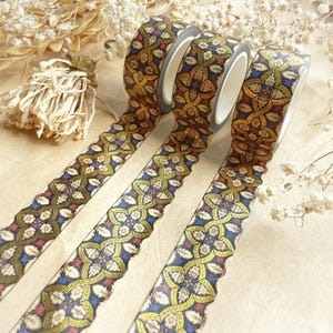 Stained Glass Gold Foil Decorative Washi Crafting Tape