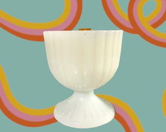 Vintage glass candle