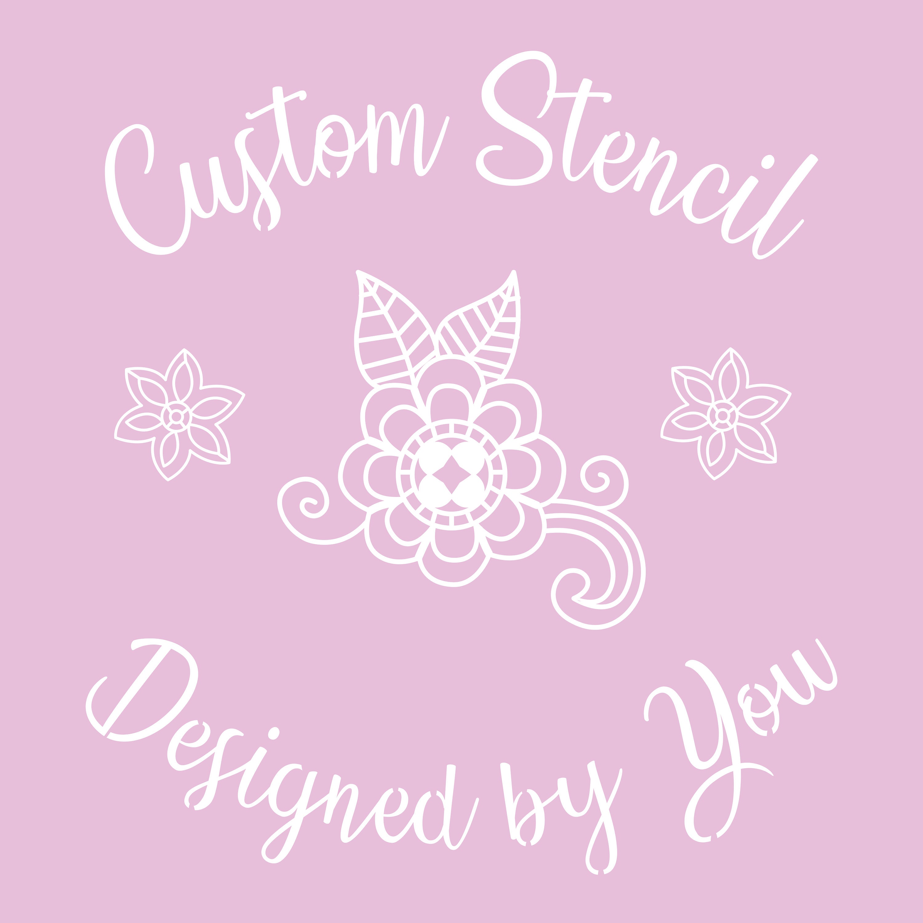 Custom Stencil Create Your Own Stencil Mylar Stencil Etsy