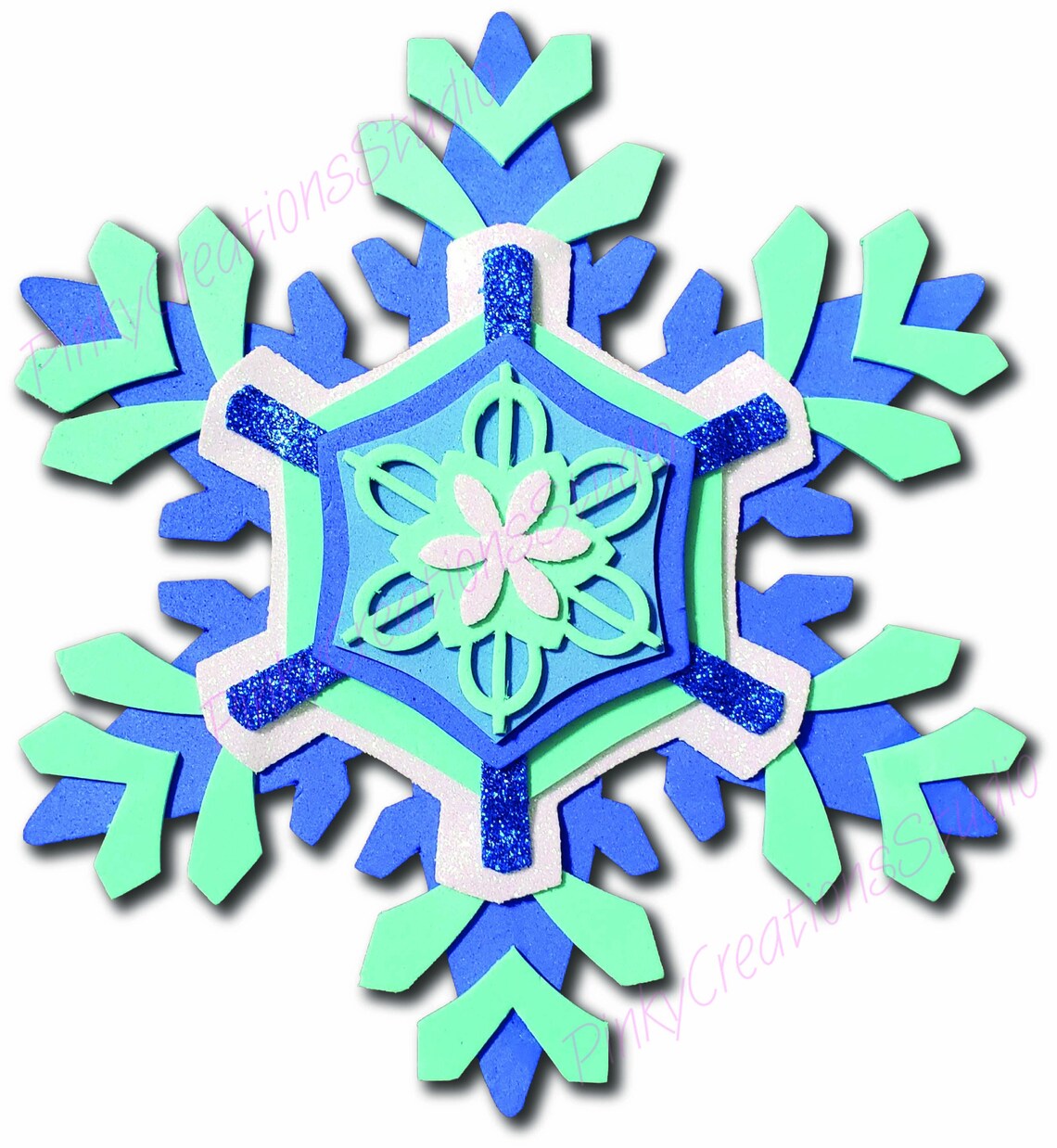 Free Free Layered Snowflake Svg 810 SVG PNG EPS DXF File