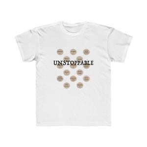 Kids Sizes: UNSTOPPABLE Organ Stop Knob Design - Funny T-Shirt for Organist / Pipe Organ Fan