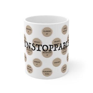 UK Customers: UNSTOPPABLE Organ Stop Knob Funny Mug / Gift for Organist  Ships from the UK