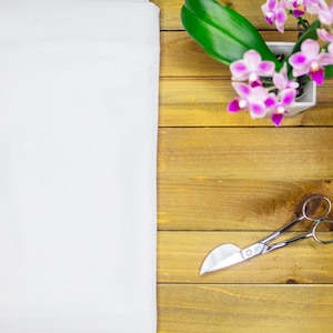1 Yard White Sheer Cup Lining for Bra Making