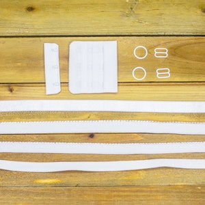 Bra Making Findings Kit in White