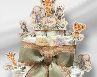 Custom Themed Diaper Cake