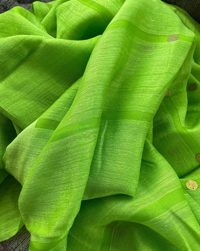 Pure Matka Silk Handwoven Saree - Etsy