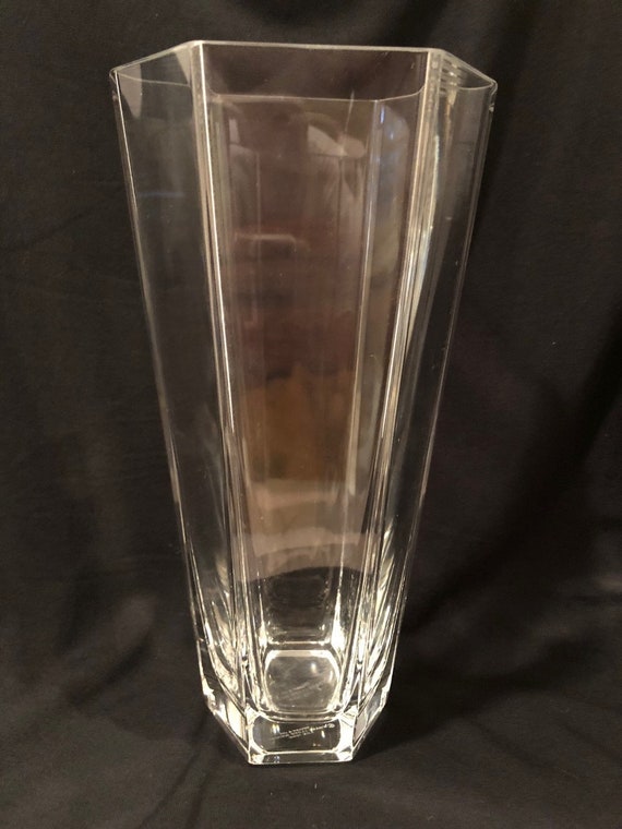Tiffany S Frank Lloyd Wright Crystal Vase Etsy