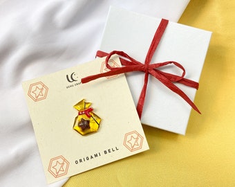 Origami Bell Pin | Animal Crossing | Handmade