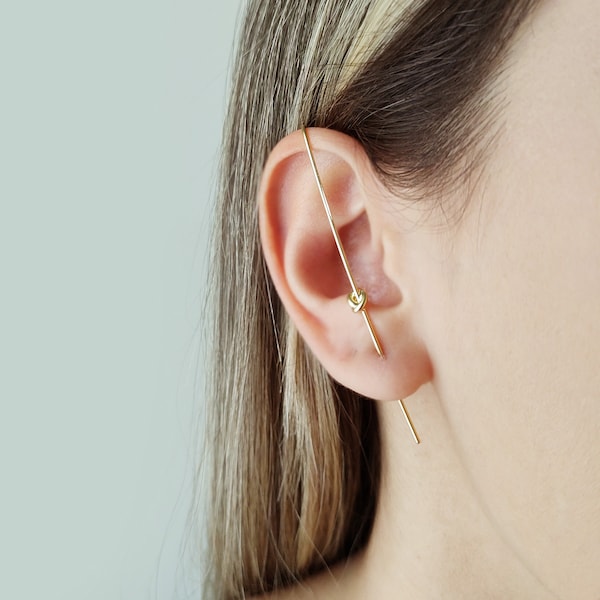 Ear Pin Earrings Etsy