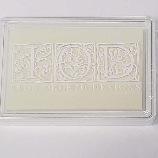 Ink Stamp Pads 2 for IOD Ink, Scrapbooking, Stamping, Card Making, Paper, Refillable, Easy to use, Stackable,