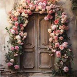 Blush Blossom BLVD, Re-Design, Decoupage, A2 Lg Sheet, 19.5″X30″, Tissue Paper, Rustic, Weathered,Mixed Media,Overlay, Furniture,Home Decor,