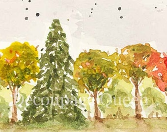 Fall Decoupage Rice Paper - Etsy