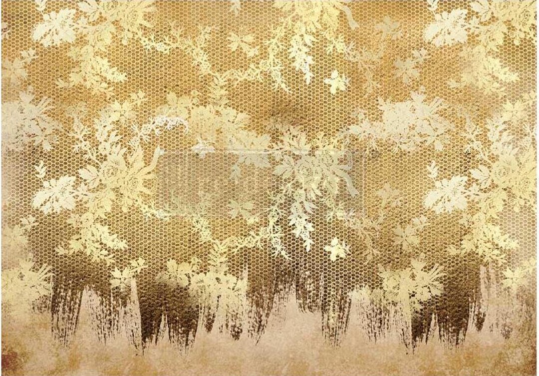 Gilded Lace, Re-design, Decoupage,a1 Sheet, 23.4″X33.1″, Fiber Paper ...