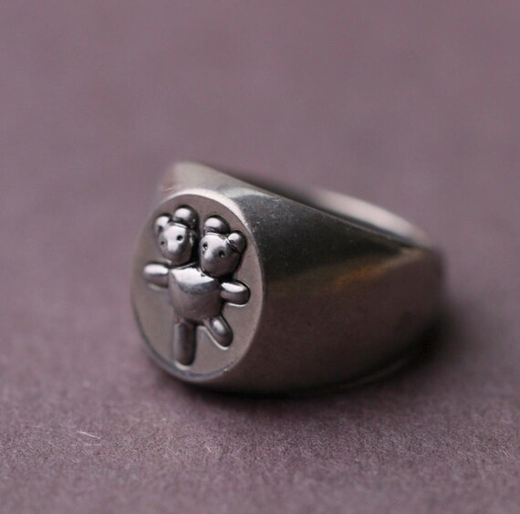 Heaven by Marc Jacobs Best Friend Bear Ring Size 7 - Etsy