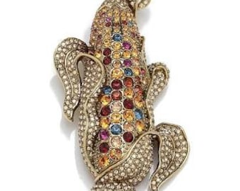 Heidi Daus Maizing Corn Thanksgiving Crystal Pin Brooch