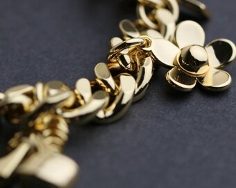 【美品】マークジェイコブス　ミニアイコンチャームブレスレット　ラインストーン THE MINI ICON CHARM BRACELET/ザ ミニアイコン チャーム