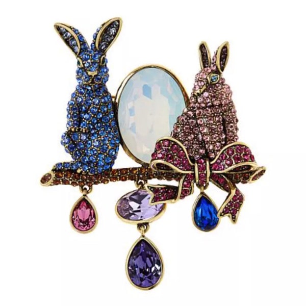 Heidi Daus “Spring Sparkle Squad” Crystal Pin