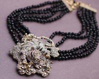 Heidi Daus Tiger Year crystal necklace