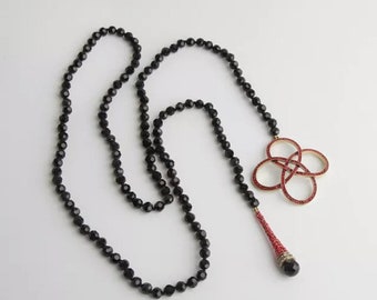 Heidi Daus “Never Ending Elegance” Beaded Lariat Necklace