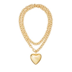 Roxanne Assoulin The Puffy Heart Necklace in Gold