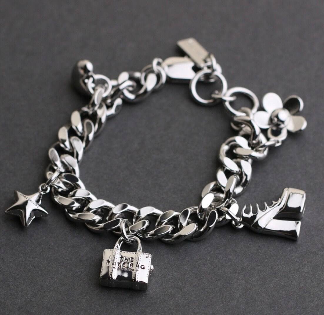 ブレスレット Marc Jacobs Bracciale A Catena The Mini Icon Charm The Mini Icon Charm Bracelet| Marc Jacobs | Official Site