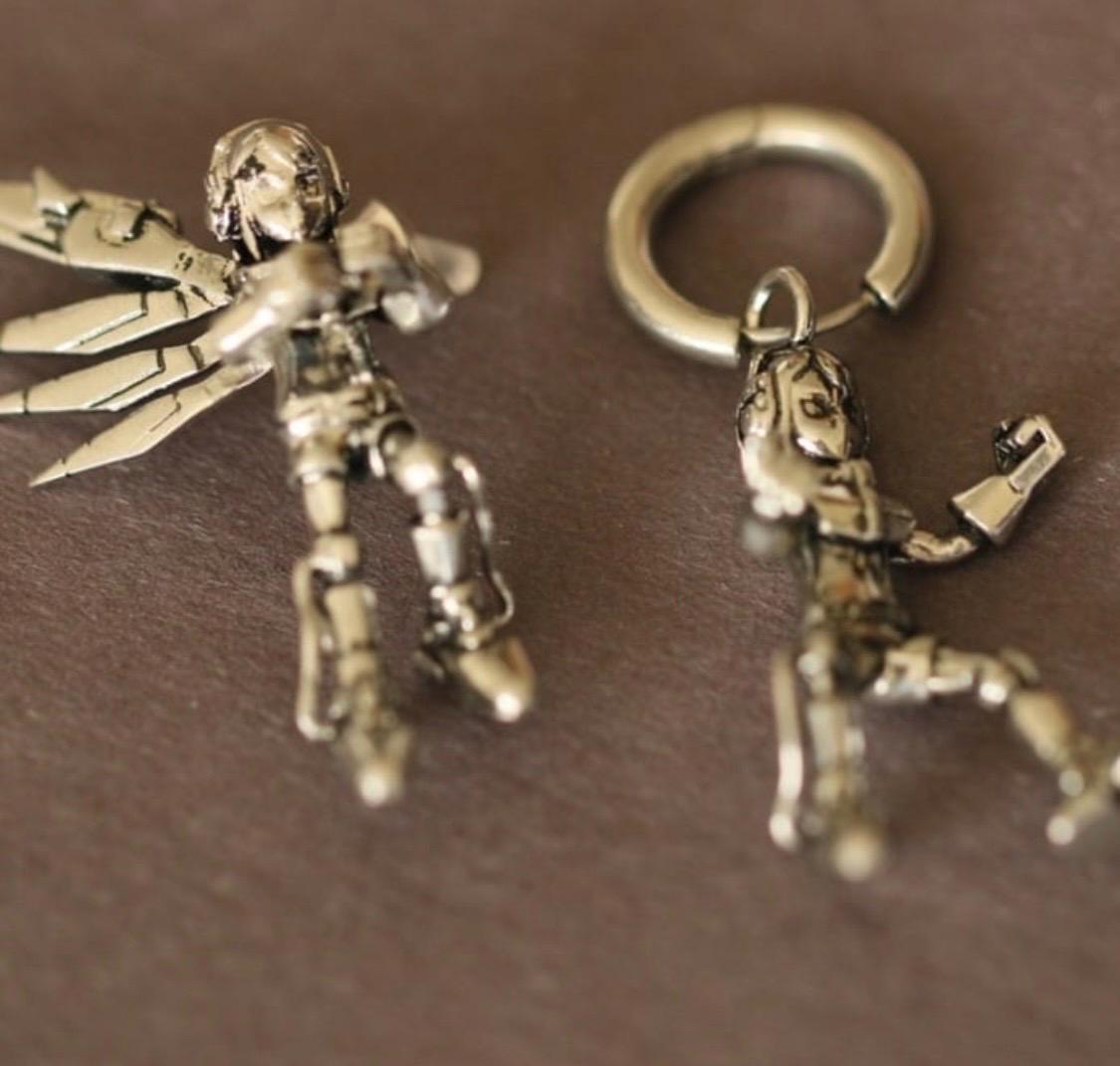 Heaven by Marc Jacobs Robot Earrings - Etsy
