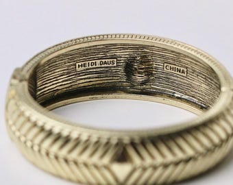 Heidi Daus Pave Swarovski Crystals bangle watch bracelet EUC size S/M Heidi Daus Vintage “Pavé Crystal Bangle” watch bracelet EUC  main image 4