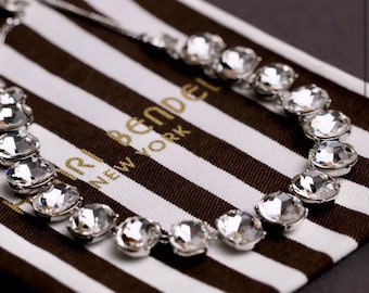 Henri Bendel Crystal Necklace 17” + 3” Extender
