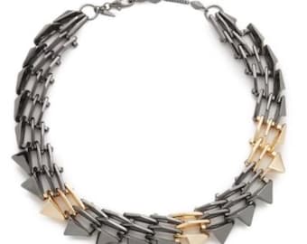 Alexis Bittar Origami Link Necklace