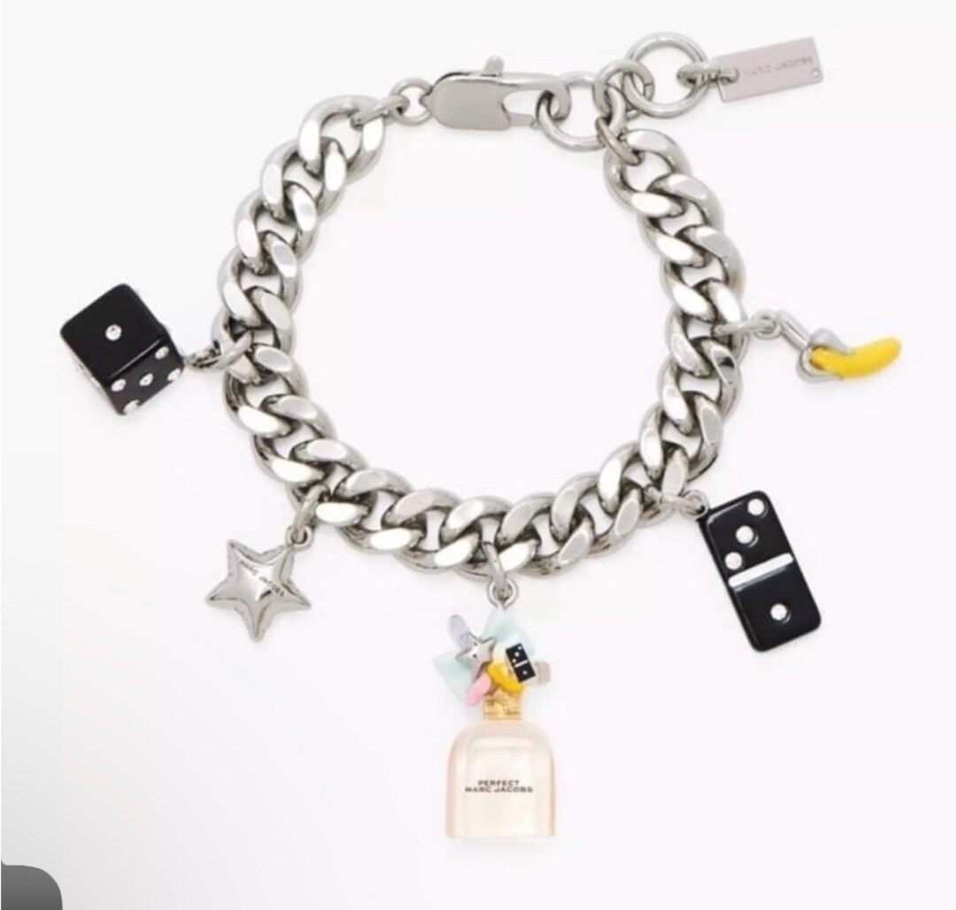 MARC JACOBS チャーム　ブレスレット マークジェイコブス パーフェクトチャームブレスレット - Etsy 日本